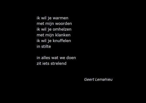 Geert Lemahieu Ik wil je warmen